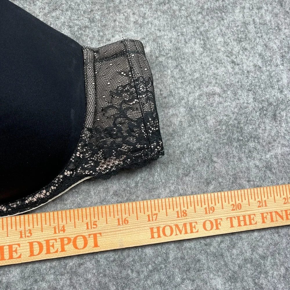 Torrid Bra 42C Black Tan Lace‎ Strapless Underwire